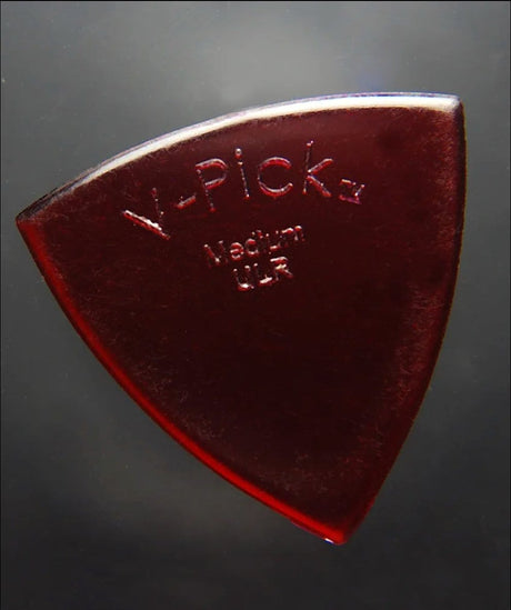 V-Picks Medium Pointed Ultra Lite Ruby Red Picks V-Picks - RiverCity Rockstar Academy Music Store, Salem Keizer Oregon