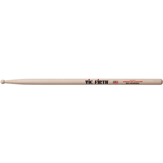 Vic Firth SD1 General Maple Round/Wood Tipped Drumsticks Sticks Zildjian - RiverCity Rockstar Academy Music Store, Salem Keizer Oregon