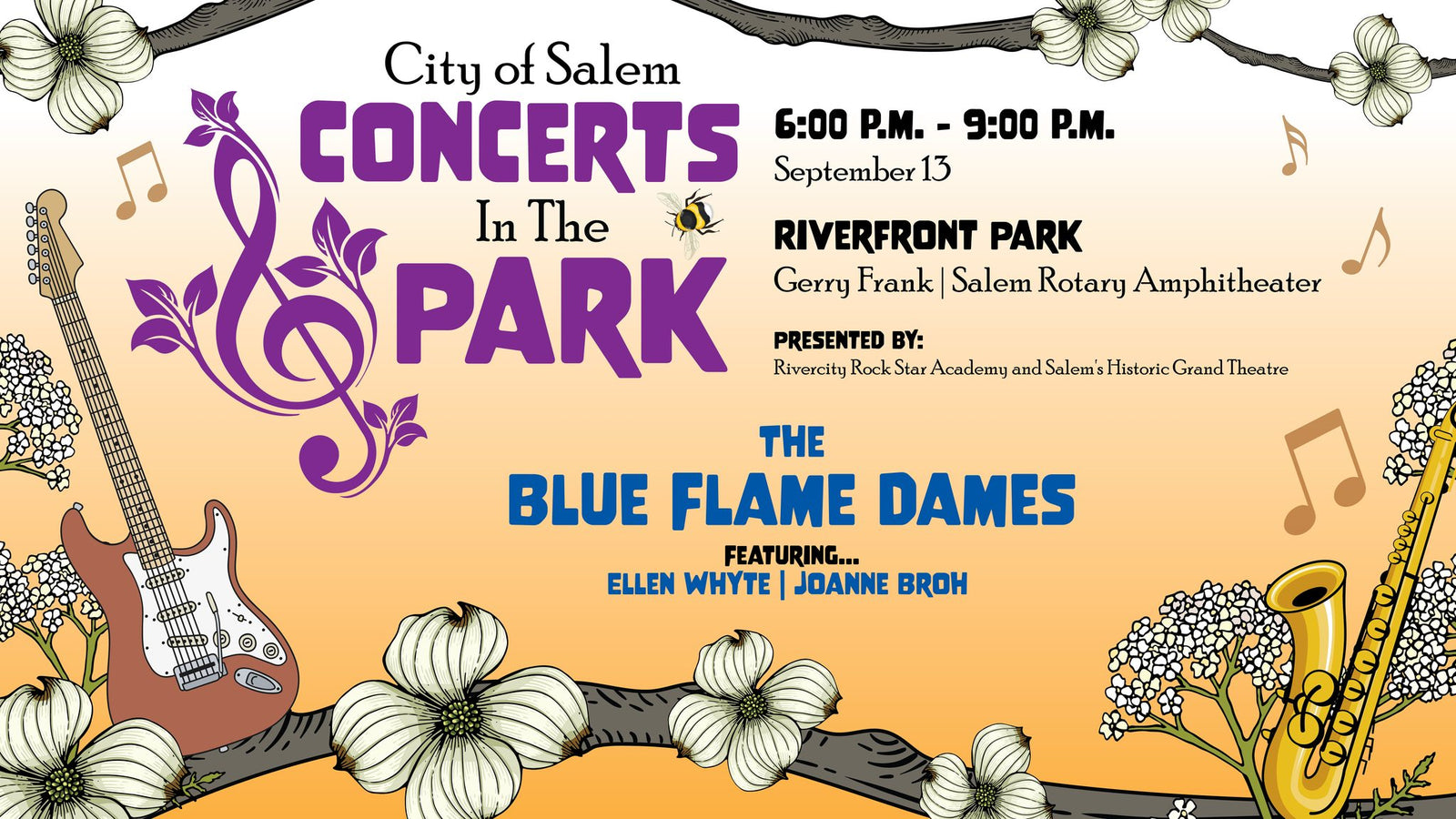 Free City of Salem Concerts in The Park - Presented By RiverCity Rock Star Academy & Grand Theatre