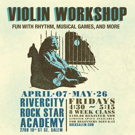 Learn to Play the Violin with RiverCity Music Academy | 6-12 Year-Olds - RiverCity Rock Star Academy Music Store