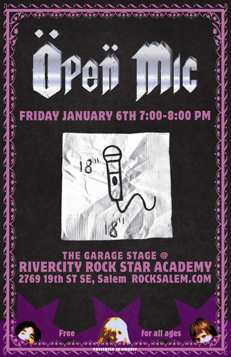 Local Musicians: Come Share Your Talents! - RiverCity Rock Star Academy Music Store