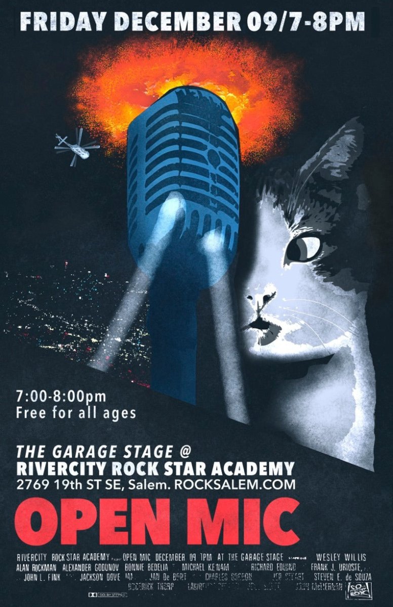 RiverCity Open Mic Returns - RiverCity Rock Star Academy Music Store