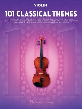 101 Classical Themes for Violin Violin Books Hal Leonard - RiverCity Rockstar Academy Music Store, Salem Keizer Oregon
