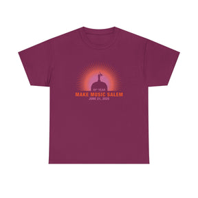 Make Music Day Salem Capital Sunset T-Shirt T-Shirt Printify - RiverCity Rockstar Academy Music Store, Salem Keizer Oregon