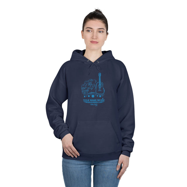 Yule Make Music Pullover Hoodie Sweatshirt Hoodie Printify - RiverCity Rockstar Academy Music Store, Salem Keizer Oregon