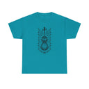 Make Music Day Salem Floral Violin Black Logo T-Shirt T-Shirt Printify - RiverCity Rockstar Academy Music Store, Salem Keizer Oregon