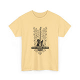Make Music Day Salem Floral Guitar Black Logo T-Shirt T-Shirt Printify - RiverCity Rockstar Academy Music Store, Salem Keizer Oregon