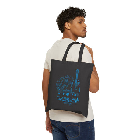 Yule Make Music Canvas Tote Bag Bags Printify - RiverCity Rockstar Academy Music Store, Salem Keizer Oregon