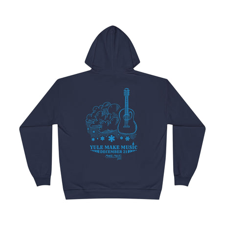 Yule Make Music Pullover Hoodie Sweatshirt Hoodie Printify - RiverCity Rockstar Academy Music Store, Salem Keizer Oregon