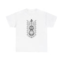 Make Music Day Salem Floral Violin Black Logo T-Shirt T-Shirt Printify - RiverCity Rockstar Academy Music Store, Salem Keizer Oregon