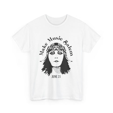 Make Music Day Salem Elsinore Girl Black Logo T-Shirt T-Shirt Printify - RiverCity Rockstar Academy Music Store, Salem Keizer Oregon