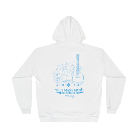 Yule Make Music Pullover Hoodie Sweatshirt Hoodie Printify - RiverCity Rockstar Academy Music Store, Salem Keizer Oregon