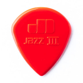 Dunlop Jazz III Red Nylon Pick 6-Pack Picks Dunlop - RiverCity Rockstar Academy Music Store, Salem Keizer Oregon
