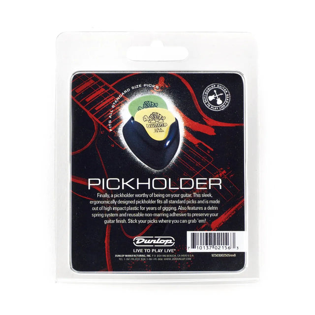 Dunlop ERGO Black Guitar Pick Holder Single with Ergonomic Design