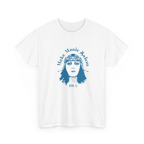 Make Music Day Salem Elsinore Girl Blue Logo T-Shirt T-Shirt Printify - RiverCity Rockstar Academy Music Store, Salem Keizer Oregon