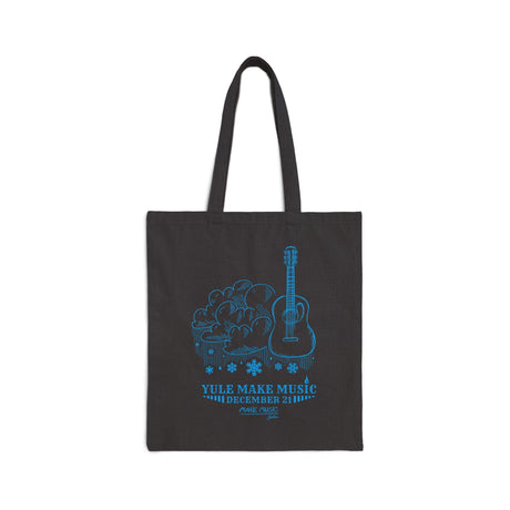 Yule Make Music Canvas Tote Bag Bags Printify - RiverCity Rockstar Academy Music Store, Salem Keizer Oregon