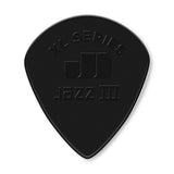 Dunlop Jazz III XL Black Pick 6-Pack Picks Dunlop - RiverCity Rockstar Academy Music Store, Salem Keizer Oregon