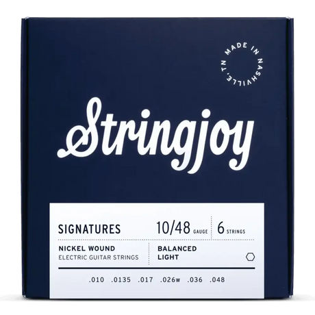 Stringjoy 10-48 Balanced Light Gauge Signatures - Nickel Wound Electric Guitar Strings Electric Guitar Strings Stringjoy - RiverCity Rockstar Academy Music Store, Salem Keizer Oregon