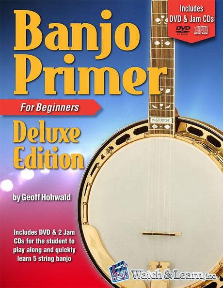 Watch & Learn Banjo Primer Deluxe Edition Banjo Books Watch & Learn - RiverCity Rockstar Academy Music Store, Salem Keizer Oregon