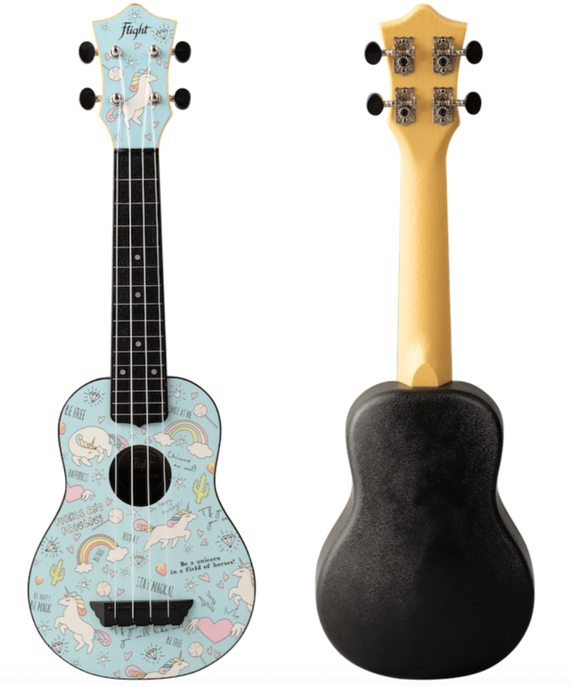 Flight TUS-40 Unicorn Ultra Travel Soprano Ukulele Ukuleles Flight Ukulele - RiverCity Rockstar Academy Music Store, Salem Keizer Oregon