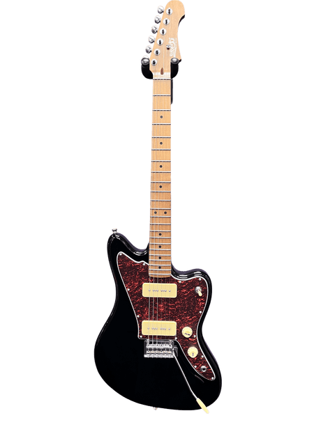 Jet JJ-300 P90 Black Offset Electric Guitar Electric Guitars Jet Guitars - RiverCity Rockstar Academy Music Store, Salem Keizer Oregon