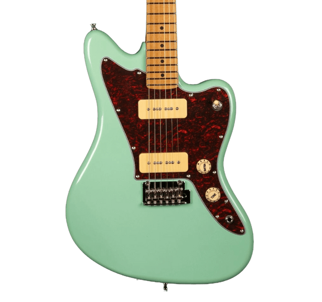 Jet JJ-300 P90 Surf Green Offset Electric Guitar