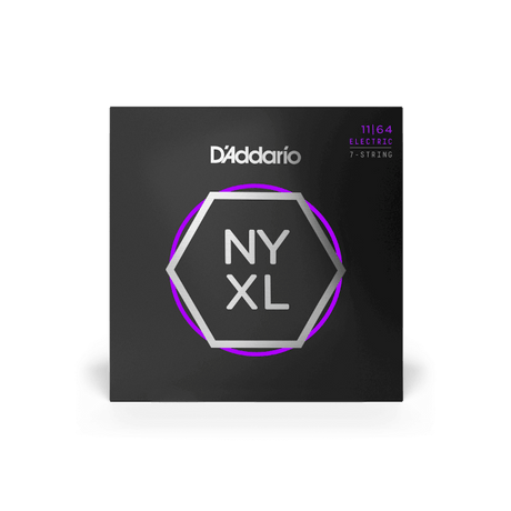D'Addario NYXL 11-64 Medium 7-String Electric Guitar Strings Electric Guitar Strings D'Addario - RiverCity Rockstar Academy Music Store, Salem Keizer Oregon