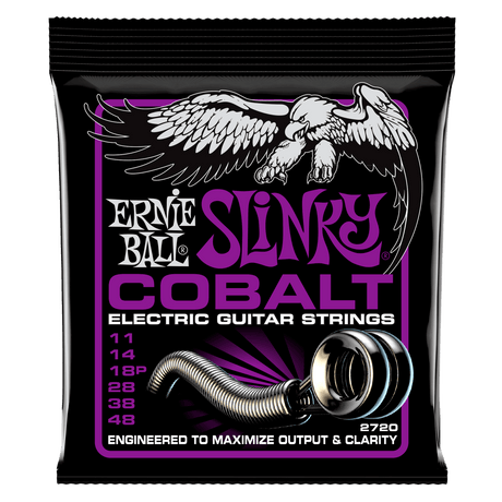 Ernie Ball Cobalt (11-48) Power Slinky Electric Guitar Strings Electric Guitar Strings Ernie Ball - RiverCity Rockstar Academy Music Store, Salem Keizer Oregon