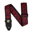 Ernie Ball Classic Jacquard Guitar Strap/Bass Strap - Crimson Royal Bloom Straps Ernie Ball - RiverCity Rockstar Academy Music Store, Salem Keizer Oregon