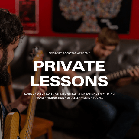 Private Lessons with Gabriel Hoselton - Piano, Vocals, Guitar, Bass, Pitched Percussion, Saxophone, Trombone, Composition, & Live Sound Music Lessons RiverCity Music Store - RiverCity Rockstar Academy Music Store, Salem Keizer Oregon