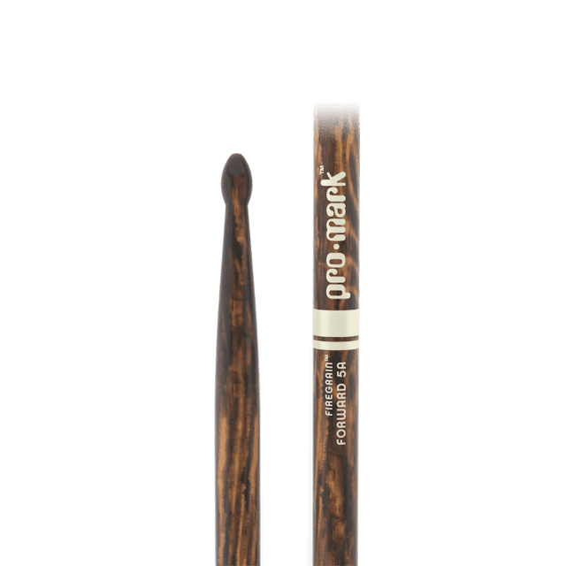 ProMark Classic Forward 5A FireGrain Hickory Drumstick, Oval Wood Tip