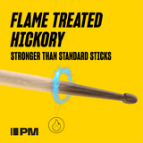 ProMark Classic Forward 5A FireGrain Hickory Drumstick, Oval Wood Tip