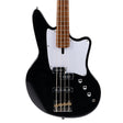 Ashdown Roasted Saint Bass Guitar Gloss Black Metallic with sleek black finish and vintage chrome tuning pegs