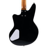 Side view showcasing the roasted maple neck, fretboard, and black dot inlays on the Ashdown Saint Bass