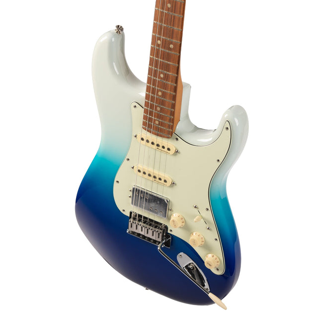 Used Fender Player Plus Stratocaster HSS Belair Blue Electric Guitars Fender - RiverCity Rockstar Academy Music Store, Salem Keizer Oregon