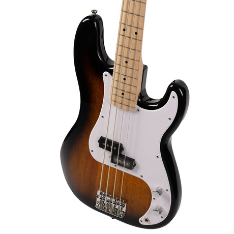 Used Squier Sonic P-Bass Guitar Sunburst Bass Guitars Squier - RiverCity Rockstar Academy Music Store, Salem Keizer Oregon
