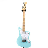 Used Squier Mini Jazzmaster HH Daphne Blue Electric Guitars Squier - RiverCity Rockstar Academy Music Store, Salem Keizer Oregon