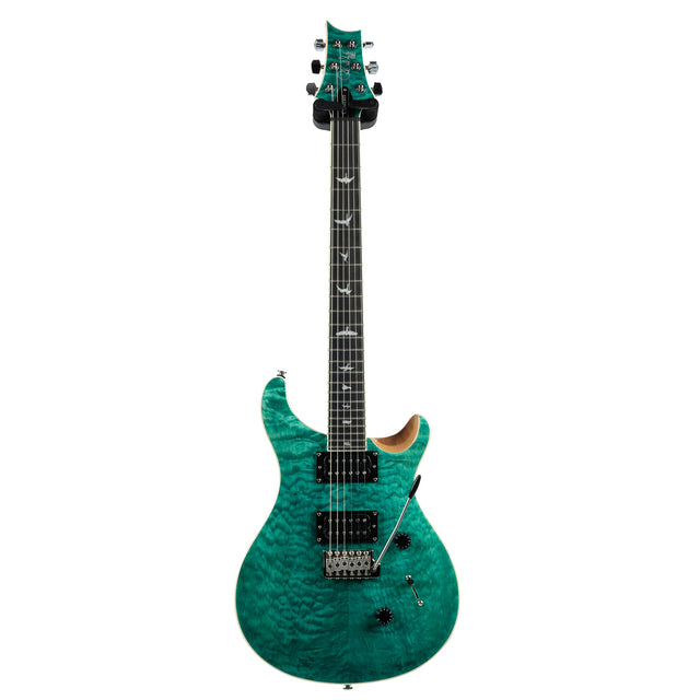 PRS SE Custom 24 Quilted Turquoise Guitar Electric Guitars PRS Guitars - RiverCity Rockstar Academy Music Store, Salem Keizer Oregon