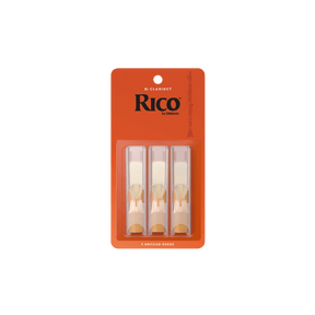 Rico by D'Addario Bb Clarinet Reeds, Strength 2.5, 3-pack Brass/Woodwind Accesories D'Addario - RiverCity Rockstar Academy Music Store, Salem Keizer Oregon