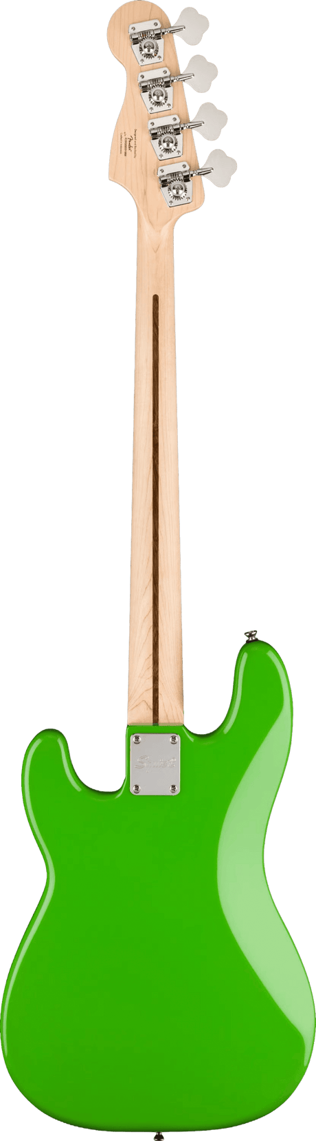 Used Squier Limited Edition Sonic Precision Bass Guitar Lime Green Bass Guitars Squier - RiverCity Rockstar Academy Music Store, Salem Keizer Oregon