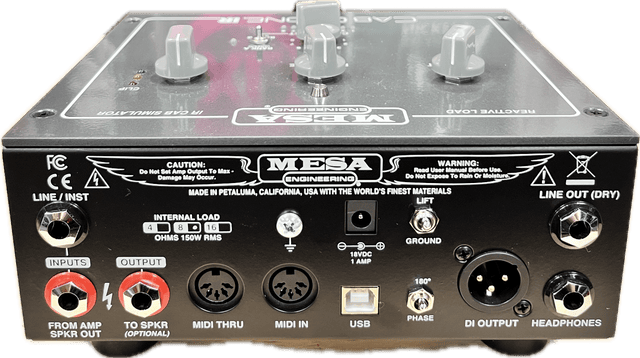 Used Mesa Boogie Cab Clone IR 8-Ohm Reactive Load Box & Speaker Simulator for Guitar Amps Amps Mesa Boogie - RiverCity Rockstar Academy Music Store, Salem Keizer Oregon