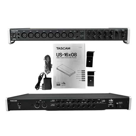 Used Tascam US 16x08 USB Audio Interface/Mic Preamp Pro Audio Tascam - RiverCity Rockstar Academy Music Store, Salem Keizer Oregon