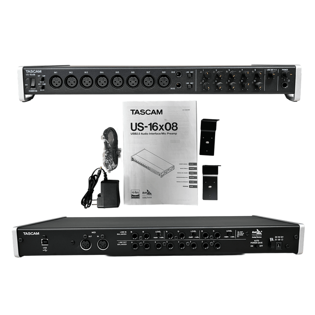 Used Tascam US 16x08 USB Audio Interface/Mic Preamp Pro Audio Tascam - RiverCity Rockstar Academy Music Store, Salem Keizer Oregon