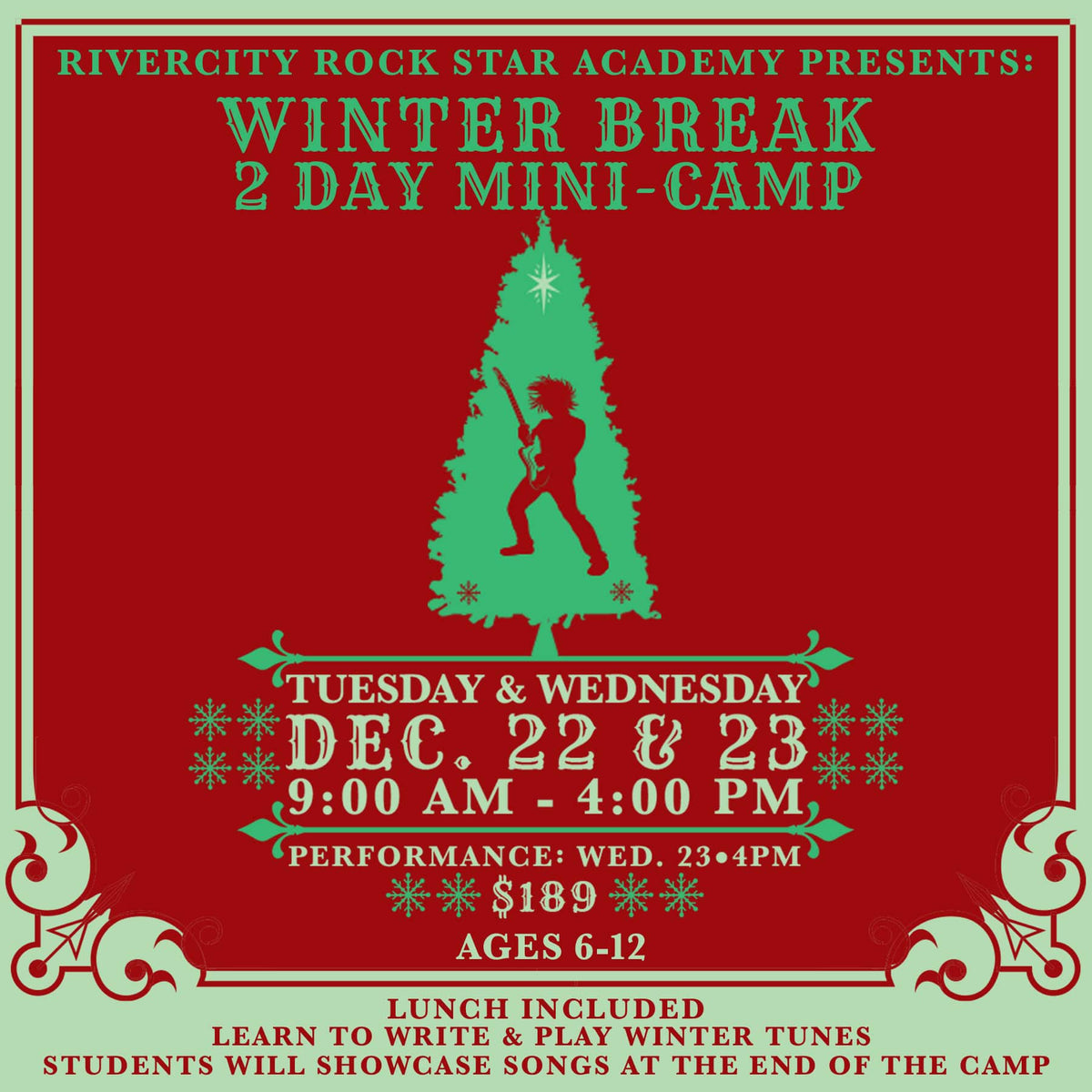 Winter Break: 2 Day Mini-Camp 2026