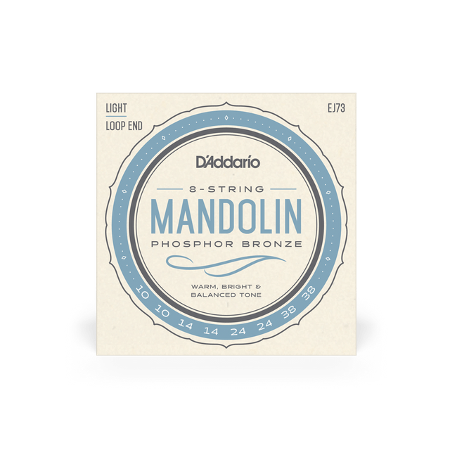 D'Addario EJ73 Mandolin Strings Light Gauge Phosphor Bronze Banjo-Mandolin-Folk Strings D'Addario - RiverCity Rockstar Academy Music Store, Salem Keizer Oregon