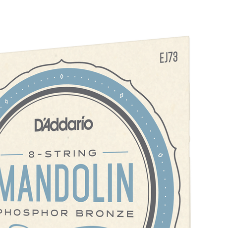 D'Addario EJ73 Mandolin Strings Light Gauge Phosphor Bronze Banjo-Mandolin-Folk Strings D'Addario - RiverCity Rockstar Academy Music Store, Salem Keizer Oregon