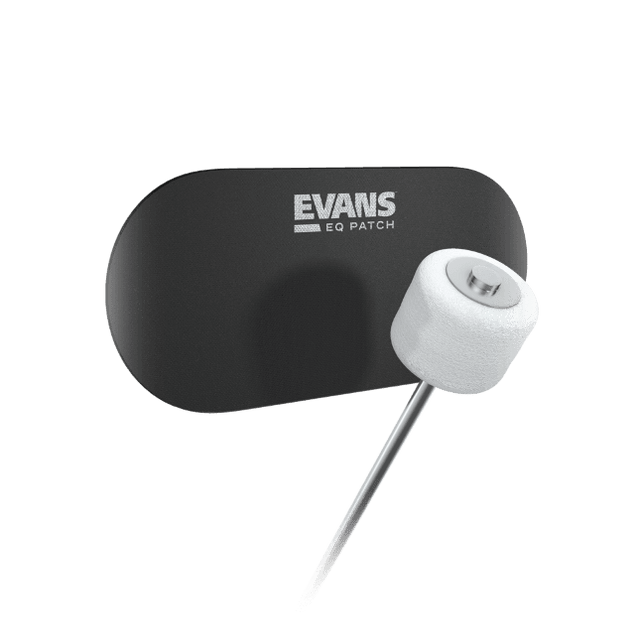 Evans EQ Double Pedal Patch, Black Nylon