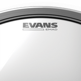 EVANS Drum Set Upgrade Pack 14" HD Dry Snare Batter + 22" EMAD Clear Bass Batter w/ G2 Clear Standard Pack (12", 13", 16")