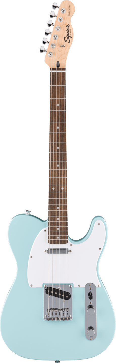 Used Squier Limited Edition Sonic Telecaster Electric Guitar Daphne Blue Electric Guitars Squier - RiverCity Rockstar Academy Music Store, Salem Keizer Oregon