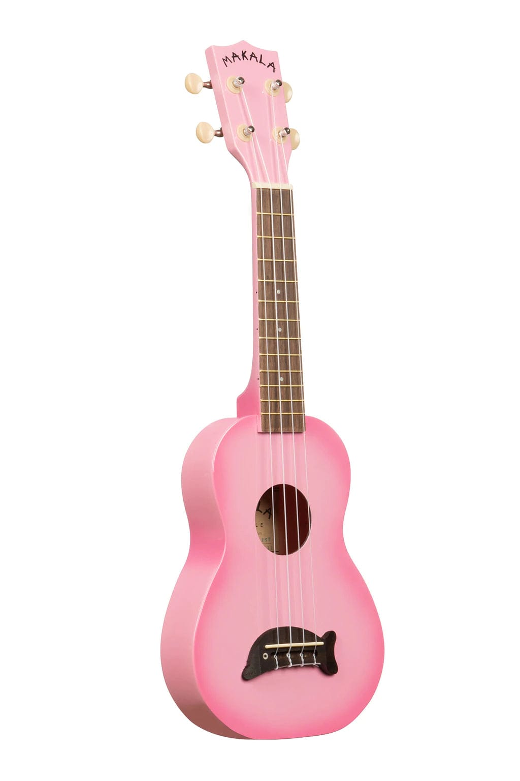 Makala Pink Burst Soprano Dolphin Ukulele Ukuleles Kala Brand Music Co. - RiverCity Rockstar Academy Music Store, Salem Keizer Oregon